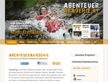 Tablet Screenshot of canyoning-in-oesterreich.at